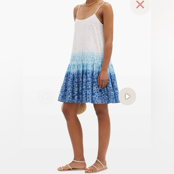 Juliet Dunn Shadow Flower Ombré Tie Dye Dress - Pink Size Medium / Large NWOT - Picture 4 of 11